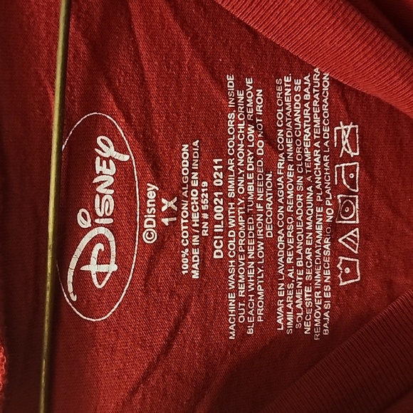 Disney Classic Red Mickey Mouse Tee - Picture 3 of 5